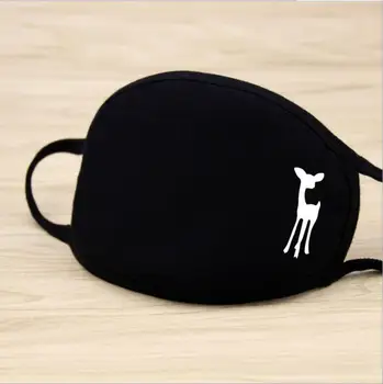 

1pcs Fawn Animal Cartoon Mouth Mask Adult Anti Haze Mask Anti-dust Mouth Mask Windproof Mouth-muffle Men Women Flu Face Mask