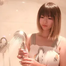 Shower-Head Stop-Button Rotating Water-Pressure Adjustable Degrees 360 with 3-Mode