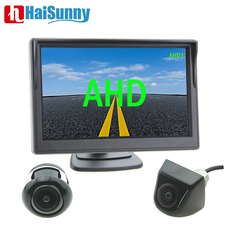 5 дюймовый AHD монитор 1024x600 с 170 ° 1280x720P Starlight ночное видение фронтальная камера