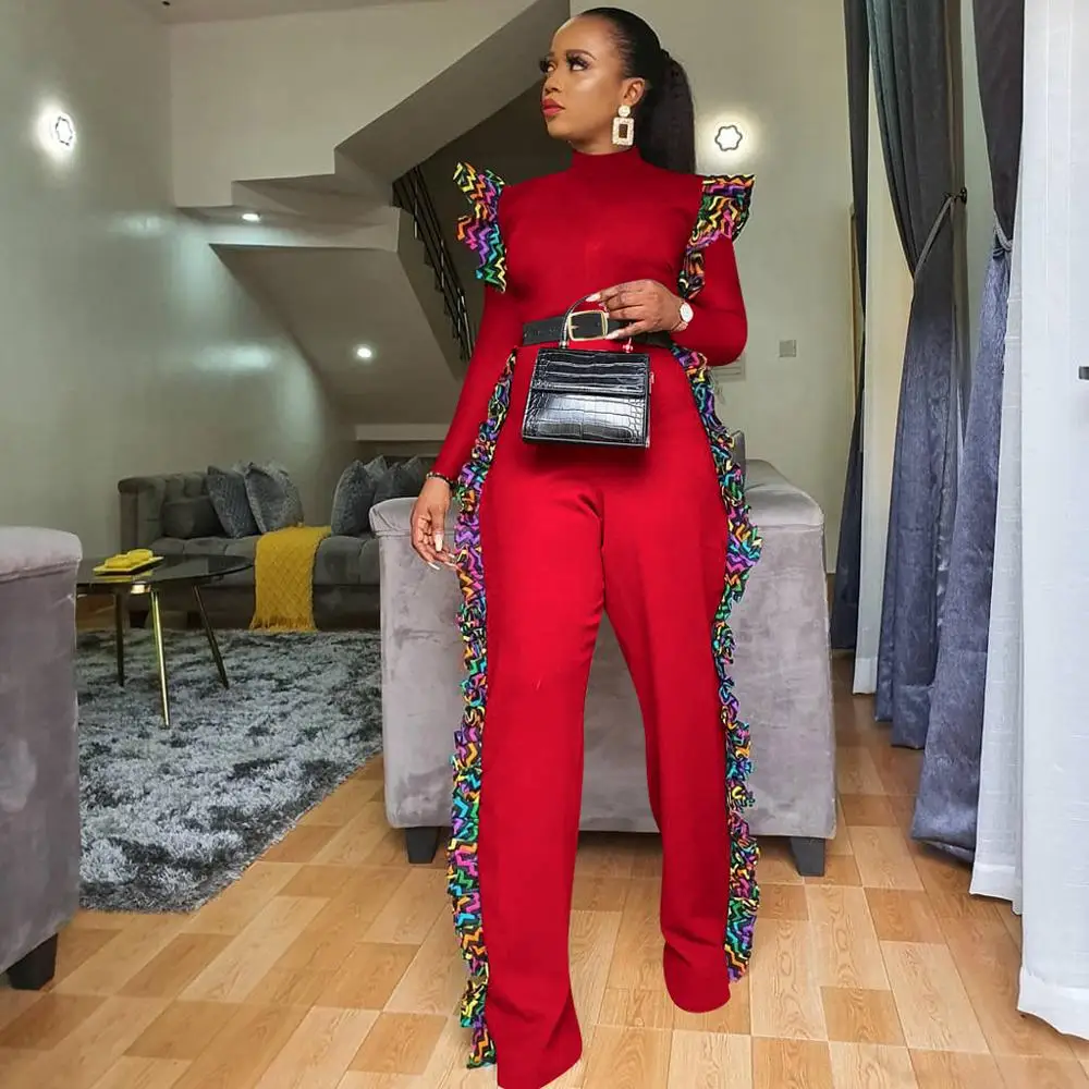 Autumn Women Jumpsuit Casual Colourful 