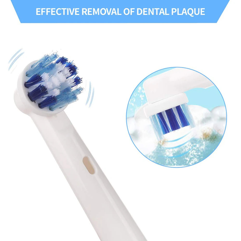 4 шт./лот сменные насадки для зубных щеток OralB 3D белые насадки для зубных щеток Braun Электрические насадки для зубных щеток OralB