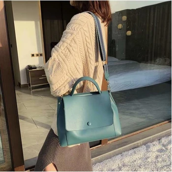 

2020 New Large-capacity Handbag Female Handbag PU Single Shoulder Messenger Bag Female Retro Daily Lady Handbag YXZ