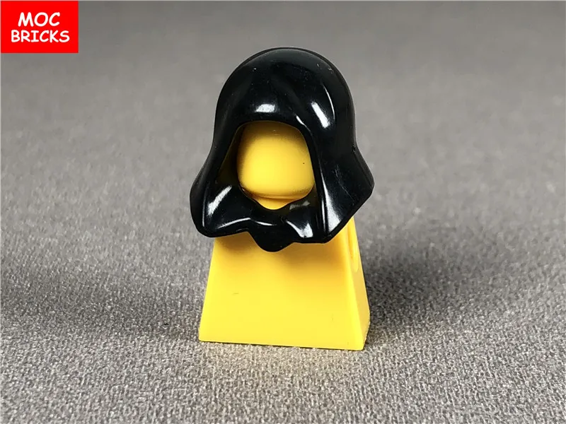 10 шт./лот MOC кирпичи головной убор капюшон шлем Складная фигурка Аксессуар