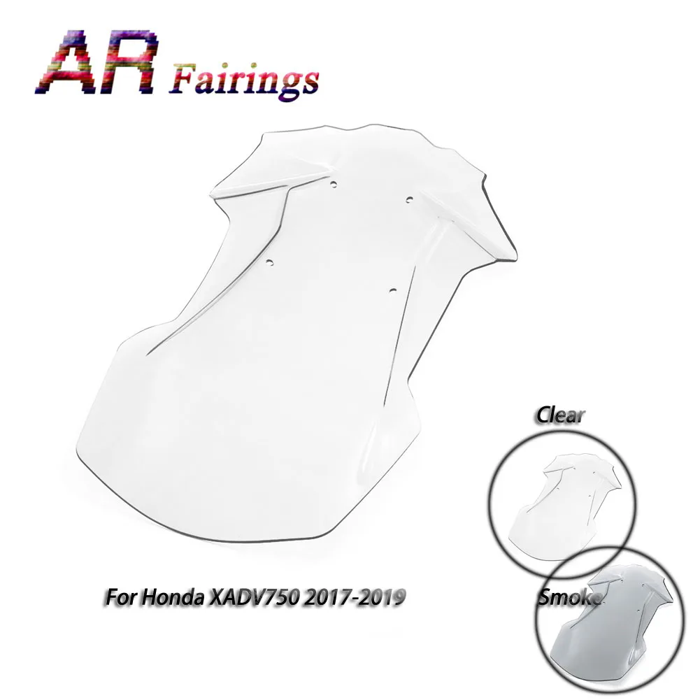 

17-19 For HONDA X-ADV XADV 300 750 1000 Motorcycle Windshield Windscreen Wind Deflectors Smoke Clear