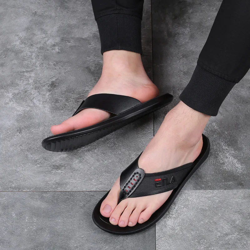 

Amoy Supply of Goods Summer New Style Sandals Split Toe MEN'S SHOES Fashion Casual Flip-flops Beach Sandals Fashion
