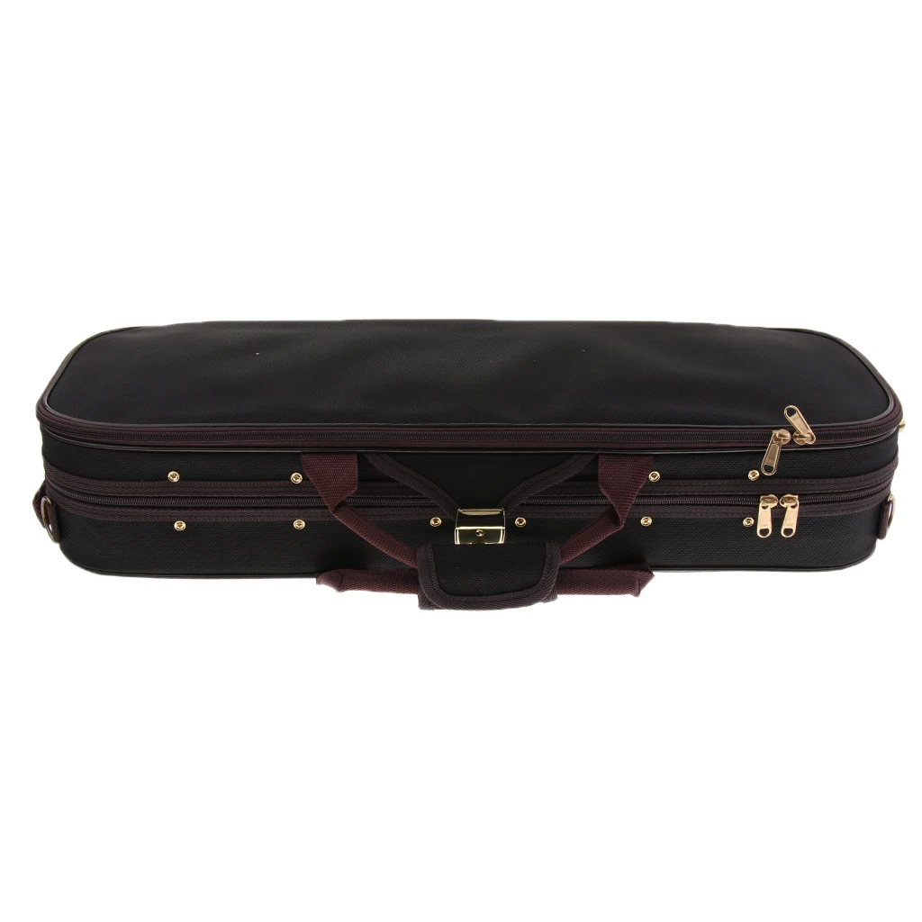 

Durable 1/8 Violin Fiddle Carrying Case Inner Foam Built-in Hygrometer