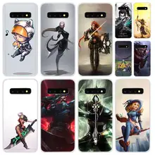 Прозрачный чехол для телефона Samsung S9 S8 S10 S20 plus S7 S6 edge для Galaxy Note 10 9 Мягкие Чехлы Лига Легенд рисунок(China)