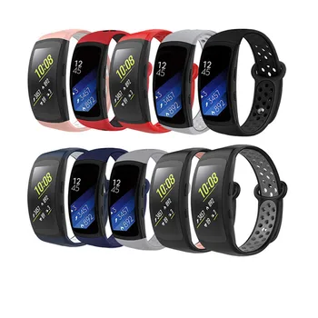 

Sport Bands Replacement Silicone Protective Cover for Samsung gear Fit2 R360 Fit 2 pro Fitness Wristband Strap Large Small
