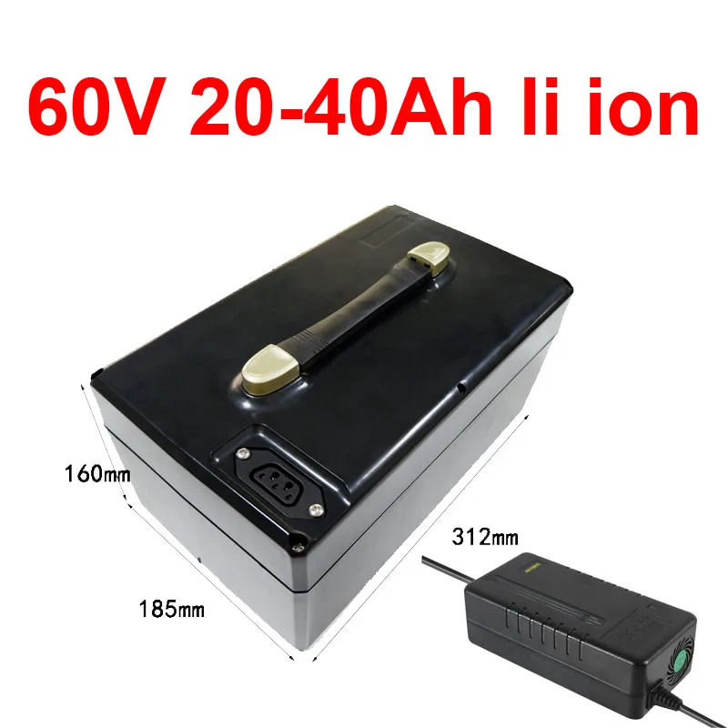 GTK 60V 40Ah 35Ah литий-ионный аккумулятор 60v 20Ah 25Ah 30Ah BMS 16S для N1S N1 2000W двухколесный складной велосипед Скутер+ зарядное устройство