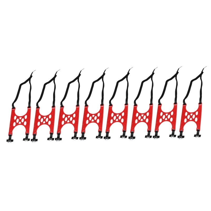 Автомобильные цепи для снега 6 шт. противоскользящие шин регулируемые