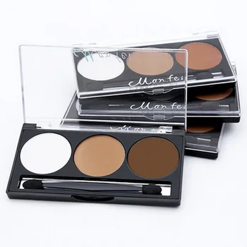 

by ems or dhl 200pcs Makeup 3 Color Face Cosmetic Contour Pressed Powder Bronzer Highlighter Powder Palette Trimming Powder