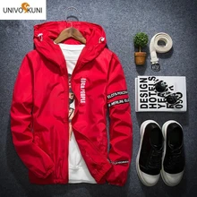 Весенне-осенняя тонкая ветровка для мужчин размера плюс M-4XL jaqueta masculina Slim Fit для молодых мужчин с капюшоном куртка-бомбер для мужчин Q6109