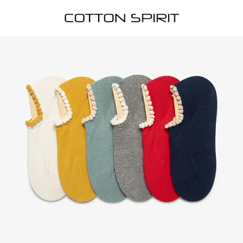 

Korea Harajuku Trend Women Cotton Leisure Shallow Mouth Breathable Candy Color Bubble Mouth Fashion Cute Thin Ankle Boat Socks