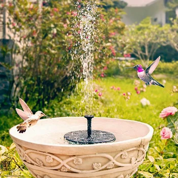 

Solar fountain flower Pool Pond automatic waterfall fountain garden decoration outdoor birds bath flowers solar watering kit