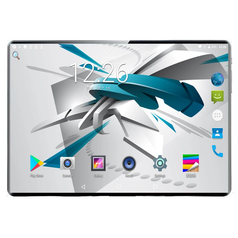 10 дюймов 3G 4G LTE планшетный ПК 10 ядерный Android 9,0 8 Гб ram 128 ГБ rom 1920x1200 ips 8.0MP Bluetooth wifi Двойная камера Google market