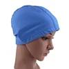 Adult Swimming Cap Elastic Solid Color Unisex Swimming Cap Stretch Waterproof Protect Ear Hat for Swimming Women and Men ► Photo 3/6