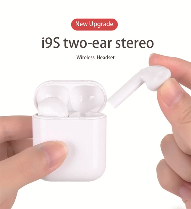 i9s TWS Wireless Earpiece Bluetooth 5.0 Earphones Headphones Earbuds Headset Earphone For smart Phone Xiaomi Samsung Huawei | Электроника