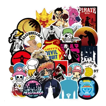 

100pcs ONE PIECE pasters Cartoon characters anime movie funny decals scrapbooking diy decoration phone laptop decorations gifts