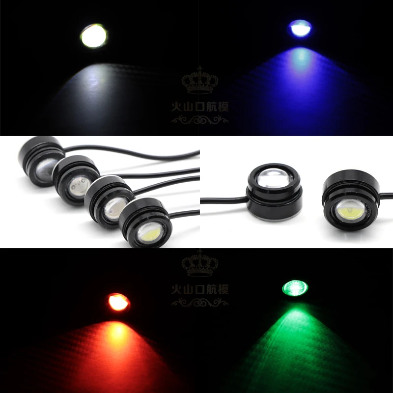 12V 1.5W Aluminum Alloy LED Night Flight Direction Indicator Light for RC Drone Multicopter Quadcopter Airplane FPV Racing | Игрушки и
