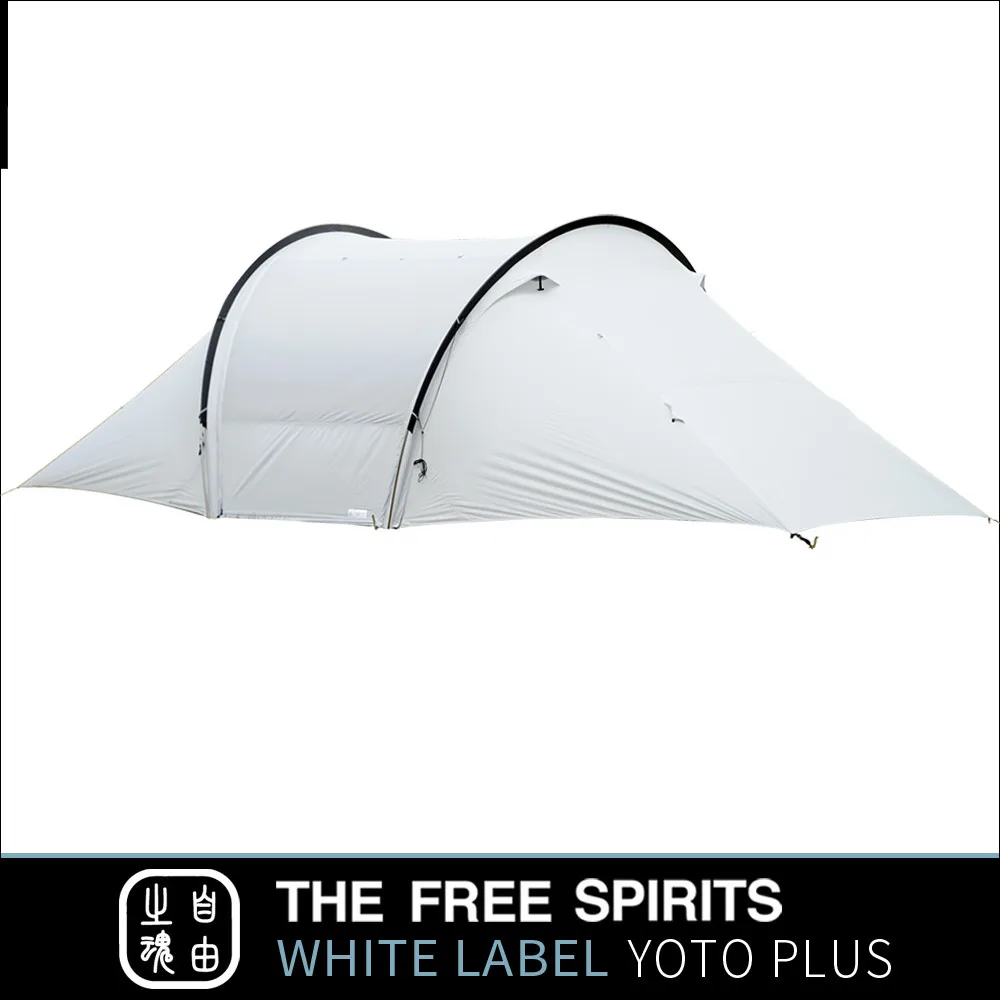 The Free Spirits Yoto plus tent Ultralight Outdoor Hiking Camping 4 person One Bedroom& One Living Room Camping tent