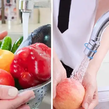 

Household Kitchen Tap Water Splash-proof Nozzle Shower Supercharged Rotatable Degrees Shower Install Faucet Easy A3G4