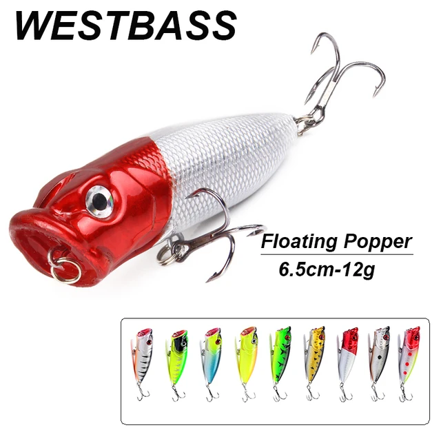 Hard Popper Fishing Lures Bass Baits  Fishing Wobblers Popper Topwater -  1pcs - Aliexpress