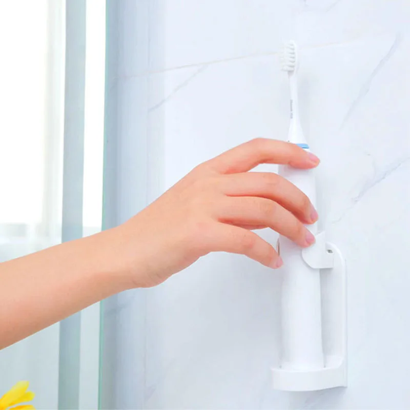1Pcs Creative ABS Electric Toothbrush Holder Bathroom Traceless Toothbrush Stand Rack Organizer toothbrush holder