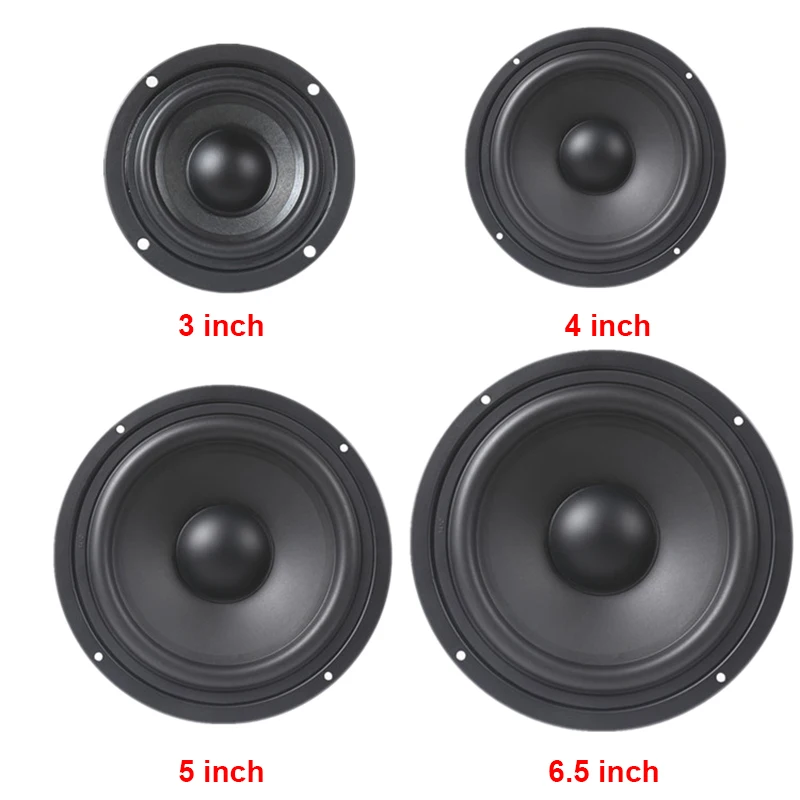 2pcs Inch Audio Speaker Passive Radiator Woofer