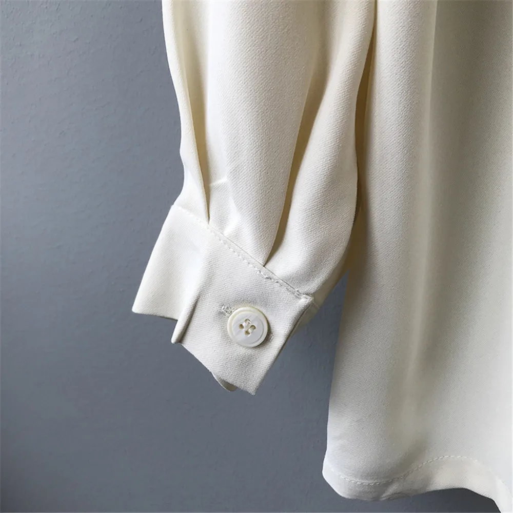 Autumn Solid Women Blouse 2019 Casual Lapel Double Pockets Blouse Shirt Flannel Shirts Female Long Sleeve Tops Y0576 (24)