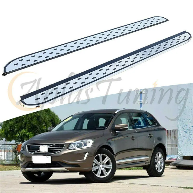 Fit For 2013 2017 Volvo XC60 Side Steps Running Board Nerf Bar Platform