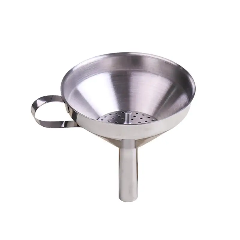 Kitchen Funnel Stainless Steel Funnel With Handle For Transferring Liquid Fluid Dry Ingredients Powder Home Kitchen 1 Kitchen Funnel Stainless Steel Funnel With Handle For Transferring Liquid Fluid Dry Ingredients Powder Home Kitchen 2