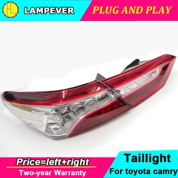 

Car styling For to yota camry taillight 2018 2019 For Camry Rear lamp original design LED DRL Reverse Brake Fog light