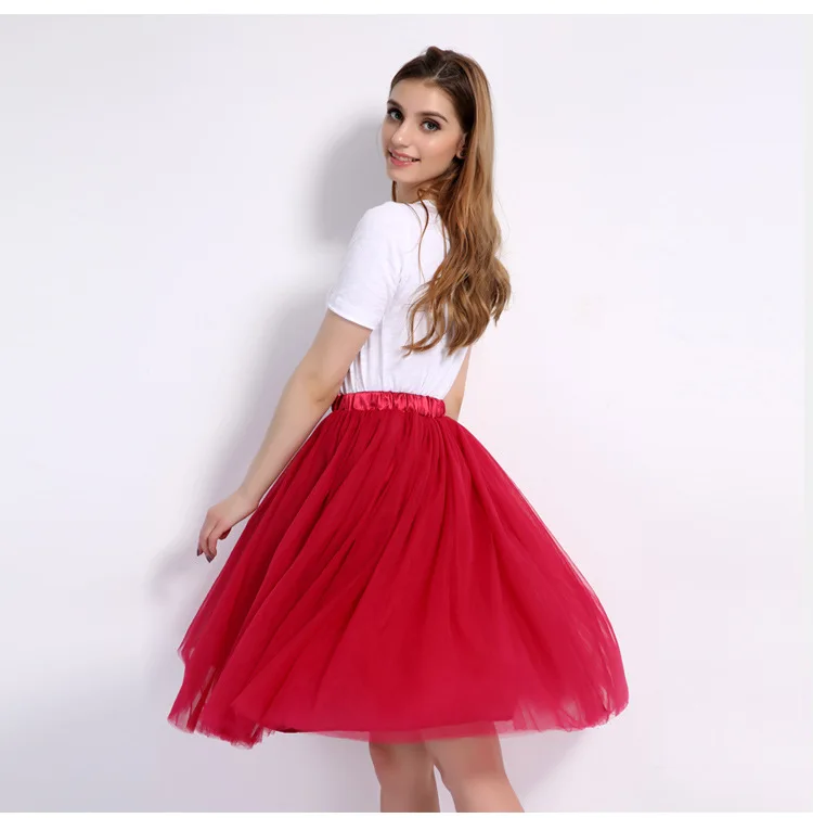 Adult Gauze Skirt Five-Tier Skirt Autumn And Winter Europe And America WOMEN'S Dress Tutu Hot Selling Tulle Skirt