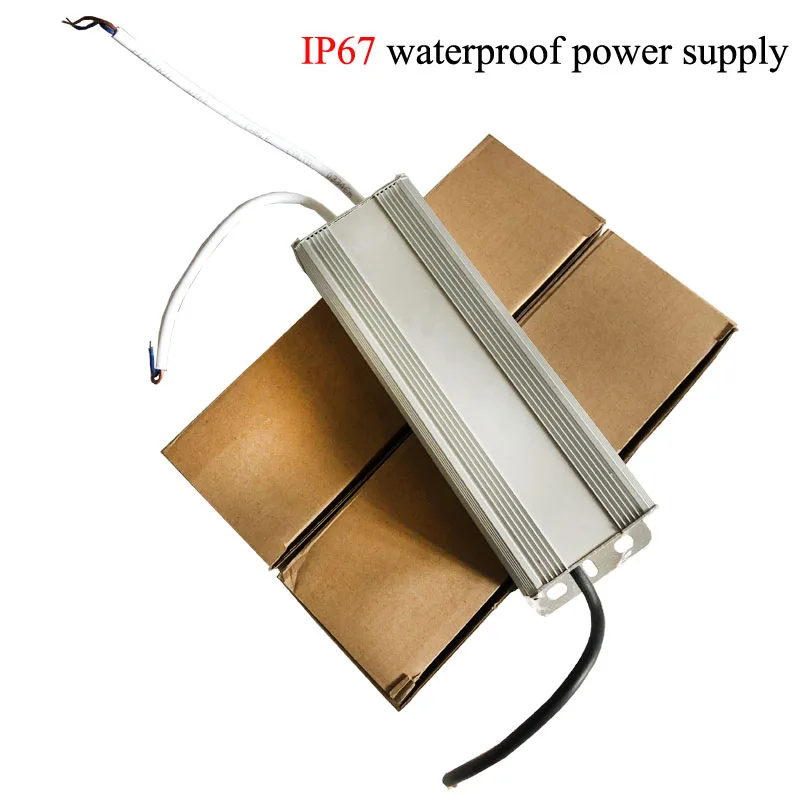 NEARCAM LED driver DC12V 24V IP67 outdoor waterproof lighting transformer 12V/24V60W 100W 150W 200W 300W 350W | Лампы и освещение