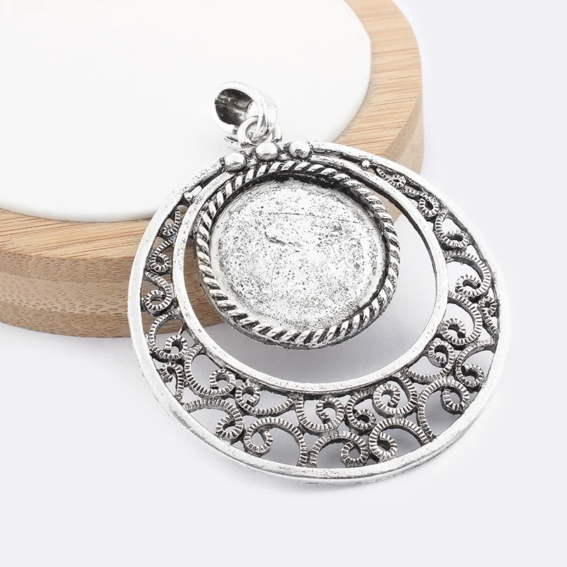 Подвеска-Шарм круглая 30 мм 2 шт. | Украшения и аксессуары