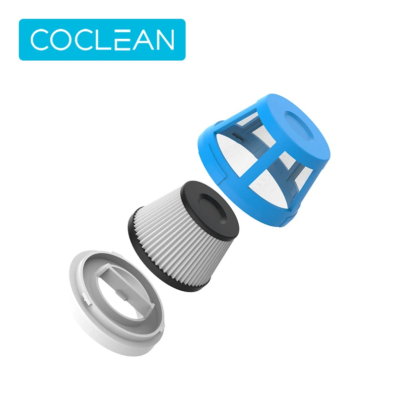 Оригинальные автомобильные ручные вакуумные фильтры COCLEAN Cleanfly набор запасных