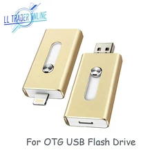 LL TRADER для iOS USB флеш-накопитель U Stick 64 Гб для хранения OTG Mini USB 2,0 флеш-накопитель для iPhone iPad iPod Android устройства