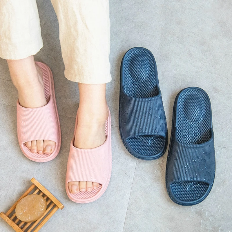 Женские домашние массажные тапочки удобные из ЭВА для массажа ног в ванную