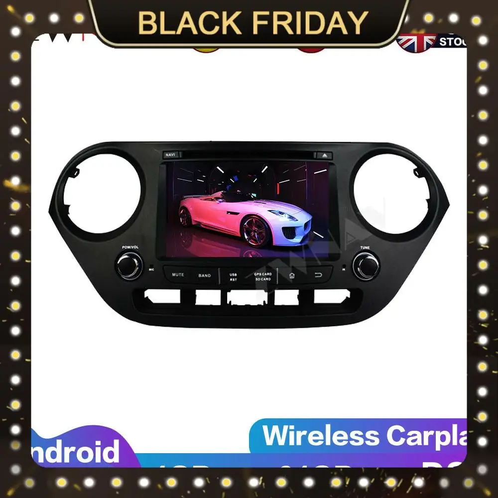 

Android 10 DSP IPS Radio Car DVD Player GPS Navigation For Hyundai I10 2013 + Car Radio Free Map and Camera Multimedia Player