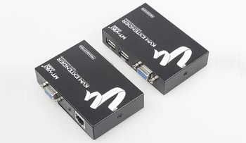 

100m VGA KVM Extender over cat5e USB keyboard mouse 1920*1200 for Local & Far Monitor