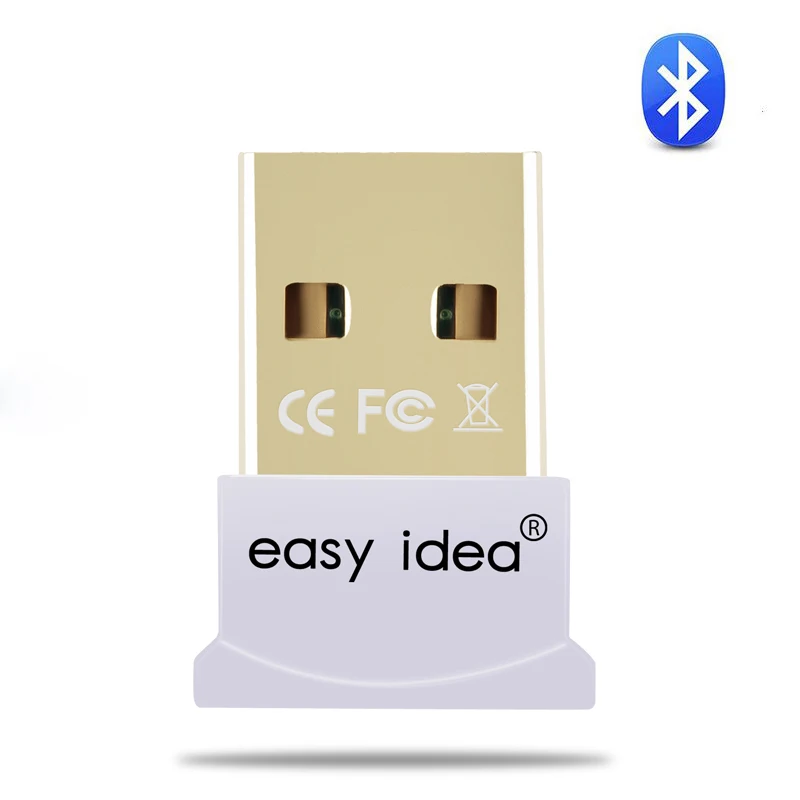white Bluetooth адаптер USB ключ Bluetooth 4,0 музыкальный приемник для ПК компьютера беспроводной Blutooth мини Bluetooth передатчик адаптер - Цвет: white