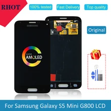Ensemble écran tactile LCD AMOLED, 100% pouces, pour Samsung Galaxy S5 Mini G800 G800F G800H, 4.5 testé, Original=
