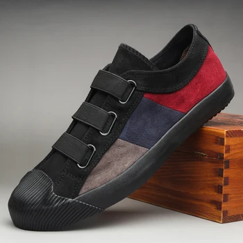 

New Men Soft Canvas Sneaker Shoes Breathable Men Leisure Designer Vulcanized Shoes Fashion Elastic band Mixed Colors Shoe