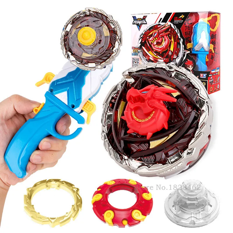 Высококлассная Гироскопическая игрушка металлический сплав 4D Созвездие битва спиннинг топ с одной кнопкой 180 градусов флип-пусковая установка для детей подарок - Цвет: Коричневый