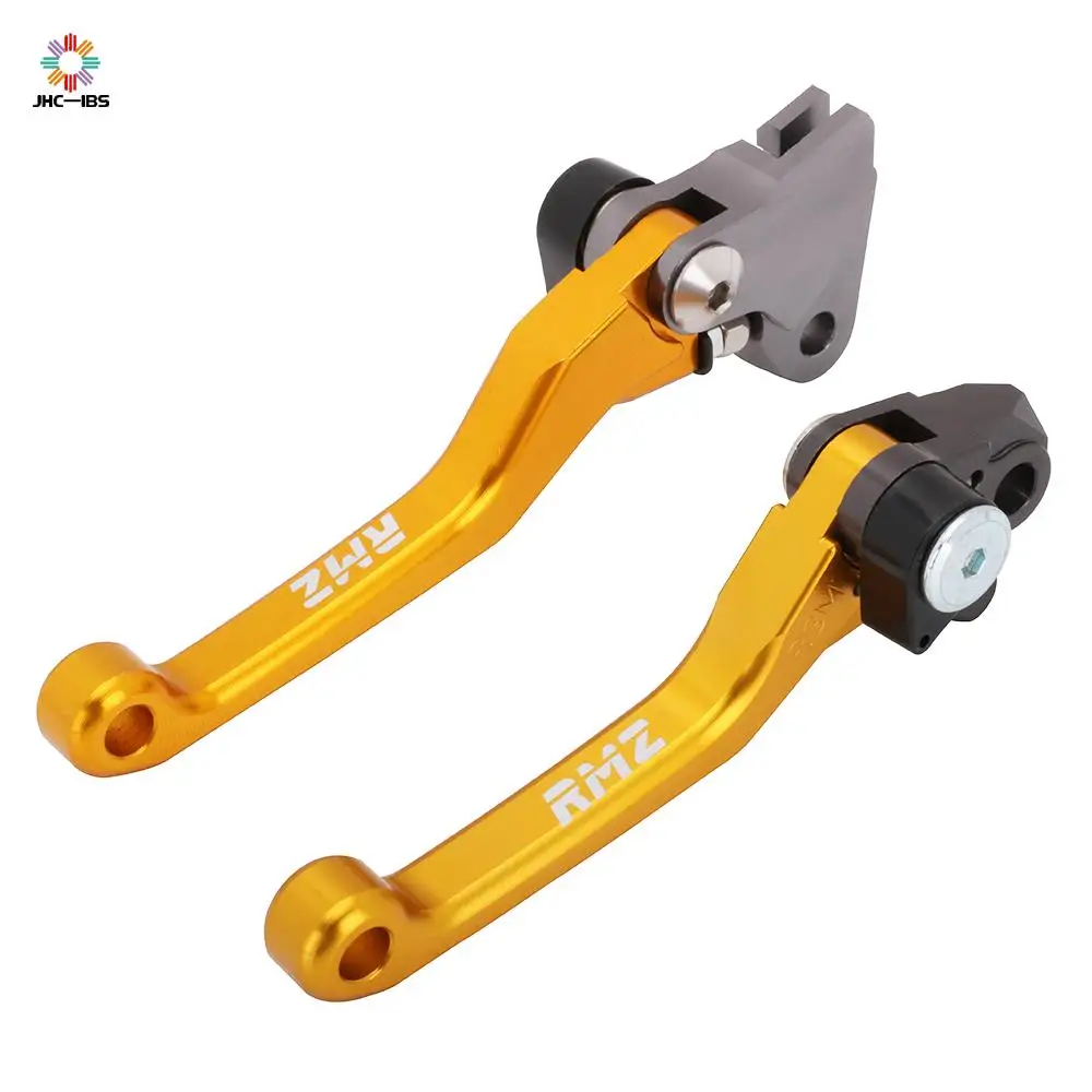 Мотоцикл с ЧПУ тормозные рычаги сцепления ручка для SUZUKI RMZ250 RMZ 250 2004-2008 RMZ450 RMZ 450 2005- RMZ логотип Байк