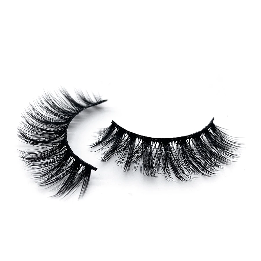 

Hot sale Flash girl SD67 long false eyelashes 100% Handmade 3D Faux Mink Lashes custom private label