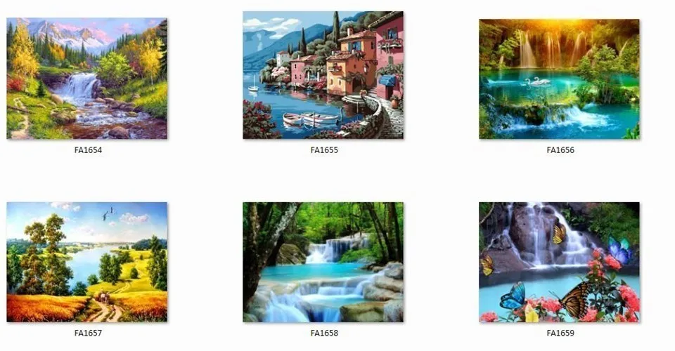 Haucan 5D DIY Алмазная вышивка распродажа пейзаж Стразы алмазная живопись полный квадрат Весна живописная мозаика домашний декор