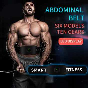 

Smart Fitness Body Massager Gym Equipment Electric Muscle Stimulator Wireless Buttocks Abdominal Fitness Instrument Abs Trainer