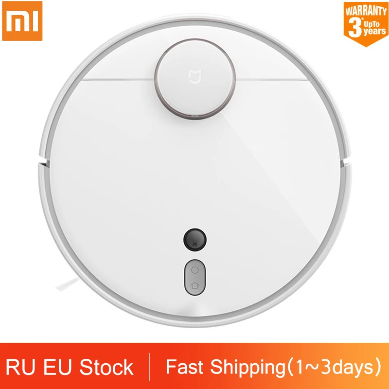 In Stock Xiaomi Mi Robot Vacuum Cleaner 1s Automatic Sweeping Route Planned Mijia APP LDS AI location Control For Home Carpet