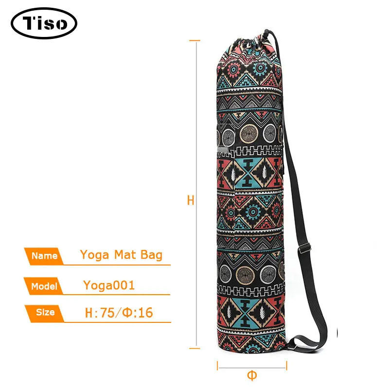 Portable Yoga Mat Bag Washable Adjustable Strap Carry Oxford Carrier Backpack UK 
